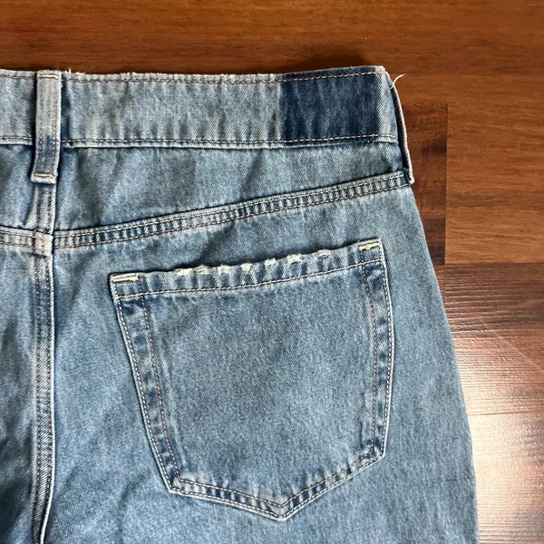 Hollister Low Rise Baggy Jeans W29 Size 8 | Y2K Wide Leg Baggy Denim - Image 9