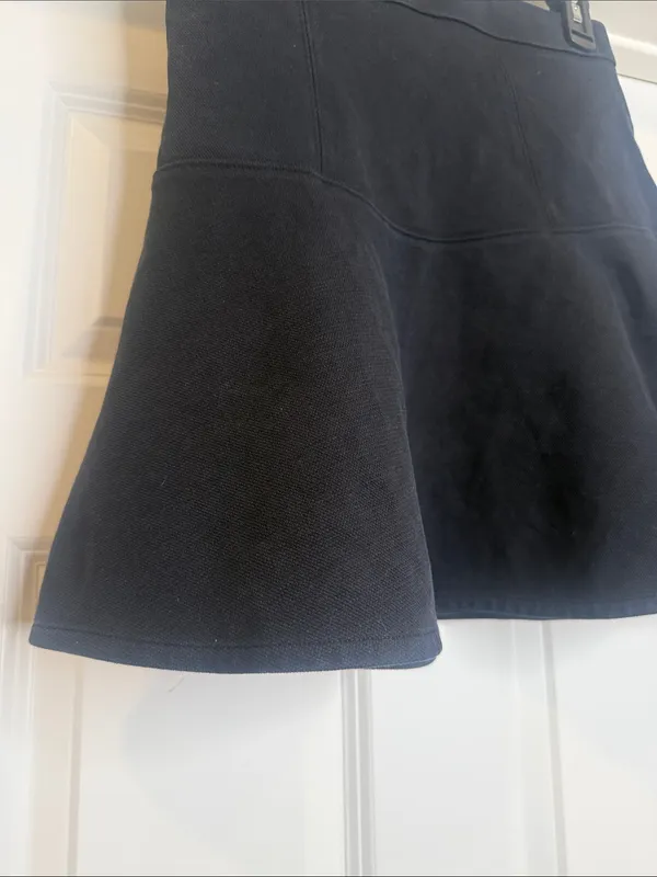 Madewell Black Flared Mini Skirt sz 4 - Image 3