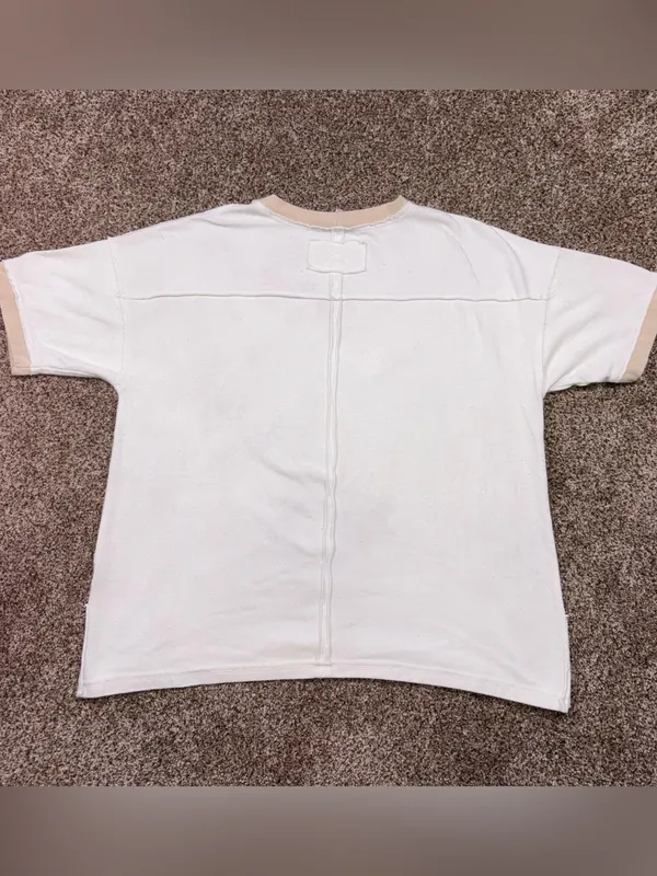 BKE Women’s Oversized Tee with Trim Short Sleeve - Image 3