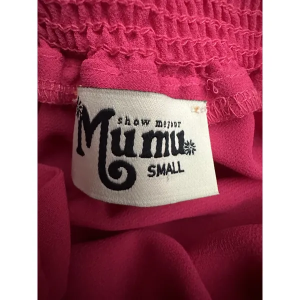 Show Me Your MuMu Gabriela Tiered Ruffle Mini Dress Small Rainbow Festival‎ HH10 - Image 6