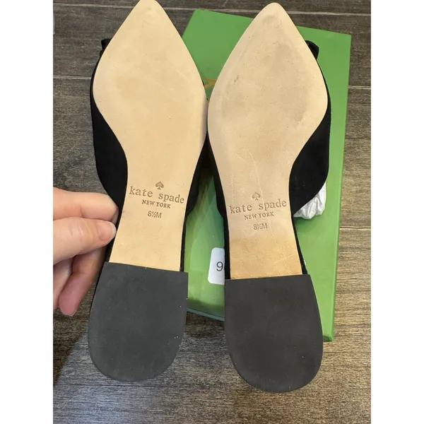 Kate Spade New York‎ BLACK Women's Fayrn Point Toe Mules Size 8.5 - Image 8