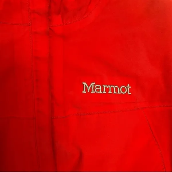 Red Orange Women's Marmot Minimalist Jacket Size XS - Image 3