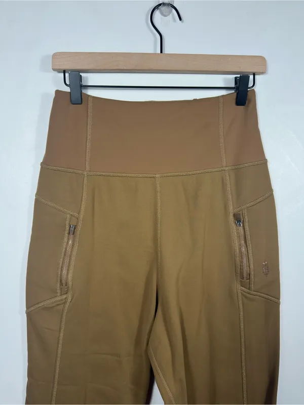 FP Movement Free People Small Brown Fleece Lined‎ Cargo Jogger Pants - Image 4