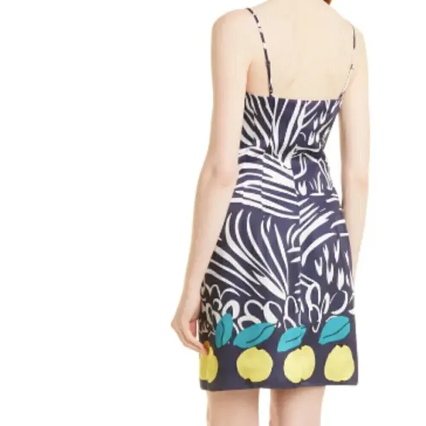 NEW‎ Staud Satin Lemons Minidress - Image 2