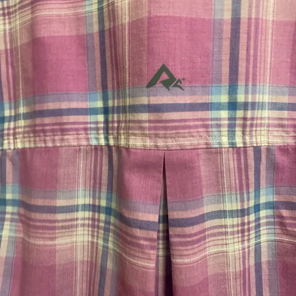 Ridgecut Womens Button Down Plaid Shirt S Small Pink Blue Bust 40” Runs Big L - Image 6