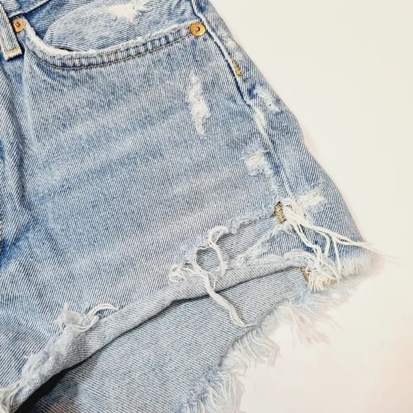 AGOLDE Parker Vintage Cut Off Short in Swapmeet Size 24 - Image 5