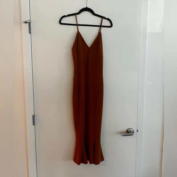 Norma Kamali Slip Fishtail Dress - Image 3