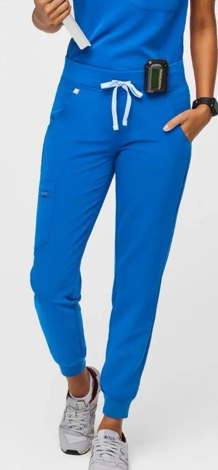 Figs Scrub Set Royal Blue Catarina Top Zamora Joggers Size XS - Image 2