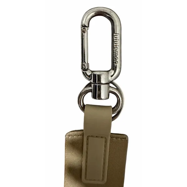 Lululemon Never Lost Keychain Trench/Pistachio Logo Wristlet Strap - Image 4