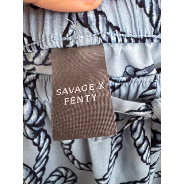 Savage x Fenty For Dreamers blue nautical pajama size 4-6 (small)‎ - Image 4