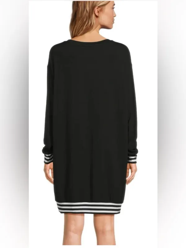 Beetlejuice Medium‎ Nostalgia Lounge Sleep Shirt Whimsical Goth Soft Grunge - Image 2
