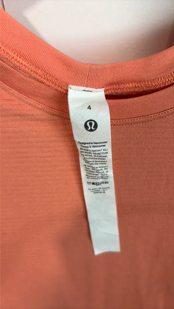 orange lululemon long sleeve swiftly tech - Image 2