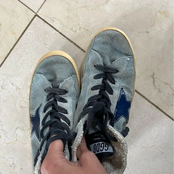 Golden Goose Worn Francy Sneakers Sz 35 Well Loved - Image 2