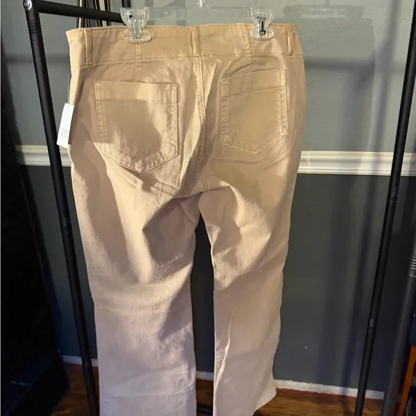GAP Women's Straight Leg Jeans in Tan - Image 3