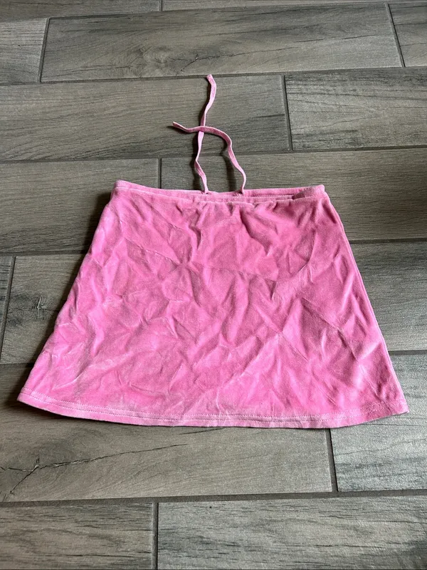 Cry Baby Casual Pink Drawstring Mini Skirt - Image 5