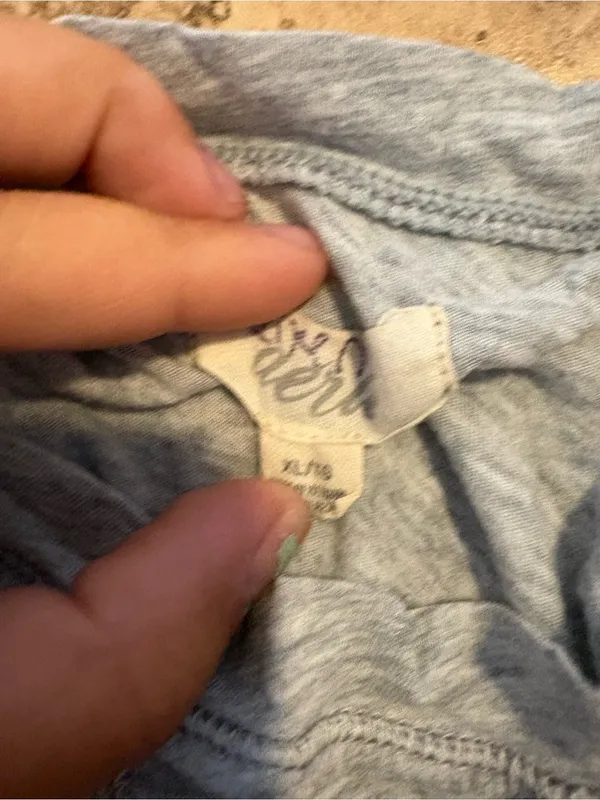 aerie Light Gray Scoop Neck Short Sleeve Tee - Image 2