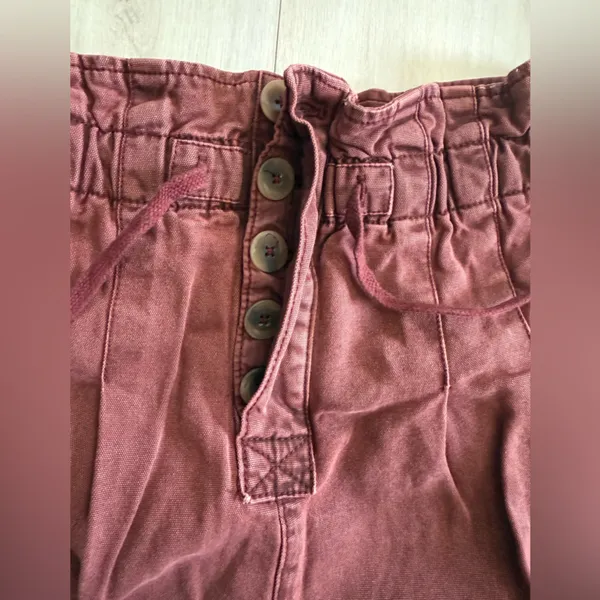 Free People Margate Pleated Indiepop Paper bag Trouser Pant size xs - Image 10