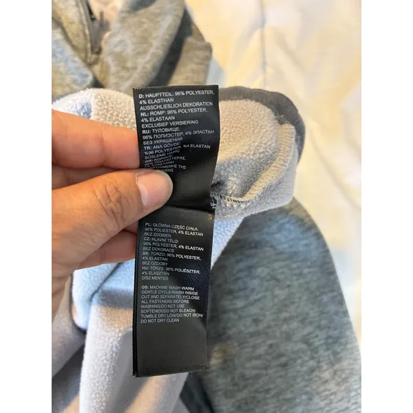 The North Face Mattea Funnel Pullover Quarter‎ Zip Thumb Hole Gray Athletic- XL - Image 6