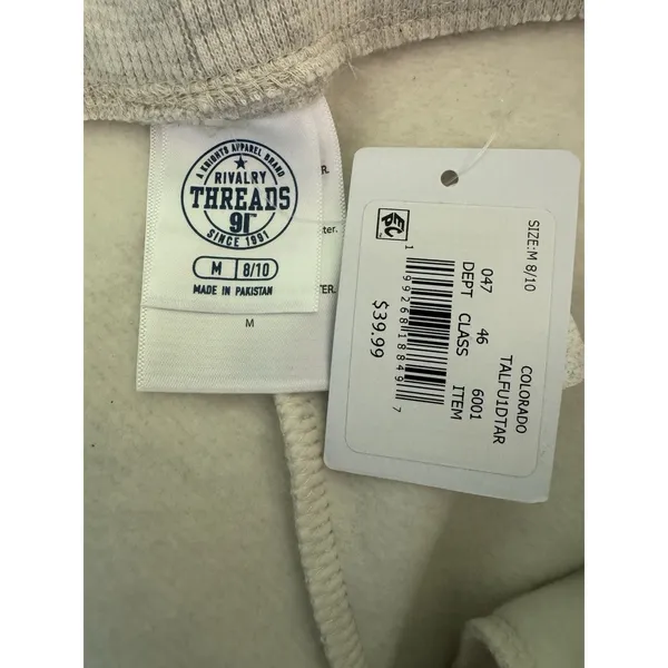 NWT Rivalry Threads NCAA Colorado Buffalo Jogger Sweatpants Women’s Size Medium - Image 5