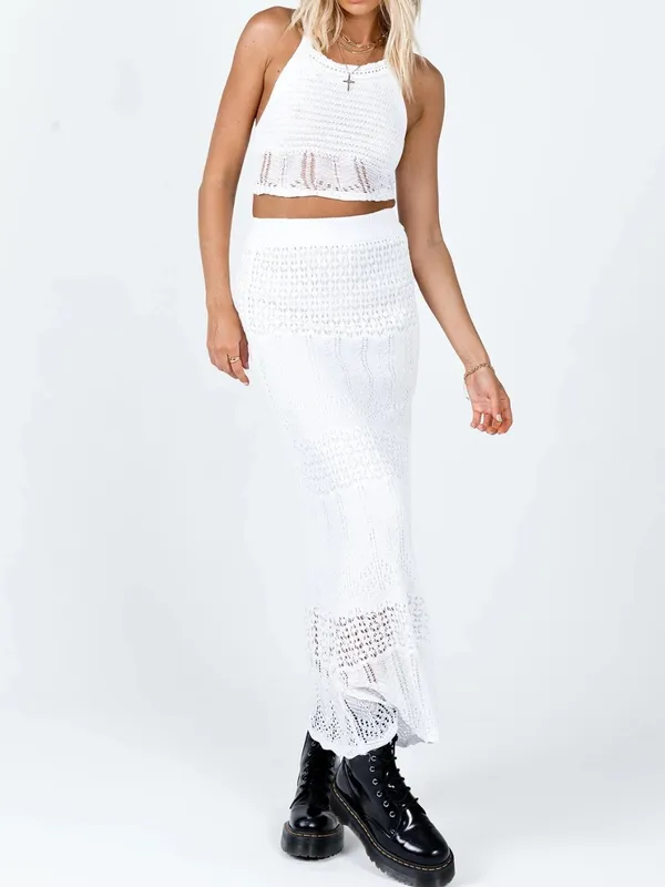 Princess Polly xander white set crochet lace - Image 2