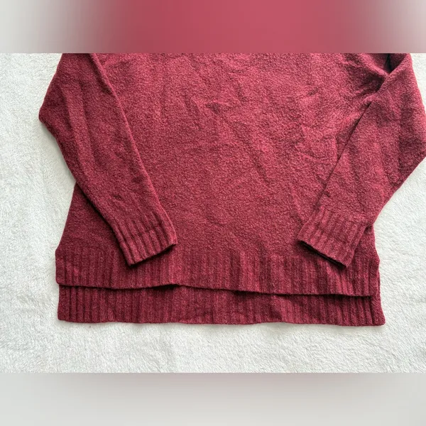 J. Crew Women’s Wool Blend Crewneck Sweater Red - Image 3