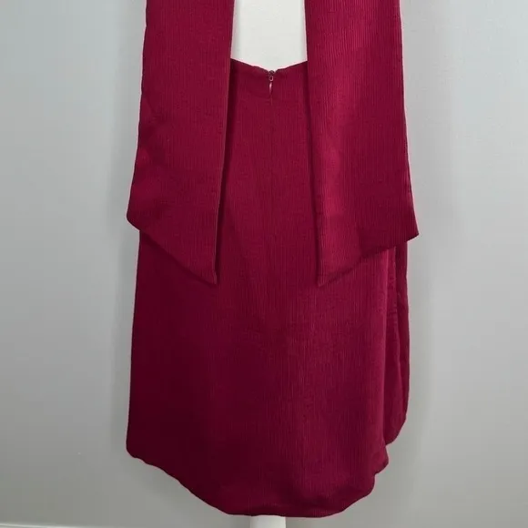 Elliatt Unwrapped‎ Bow Halter Dress Small Backless Sleeveless Party Cocktail Red - Image 10