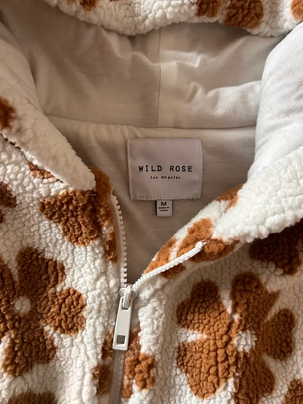 Wild Rose Sherpa Hoodie - Image 3