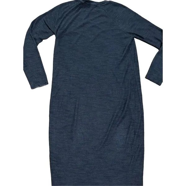 Zara‎ Womens Navy Blue Bodycon Stretchy Casual Midi sz Small - Image 9