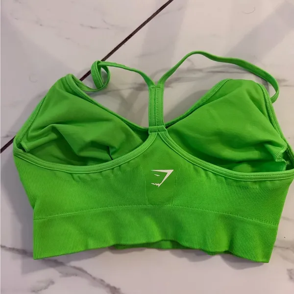 Vibrant Green Women's Gymshark sports Bra - Image 2