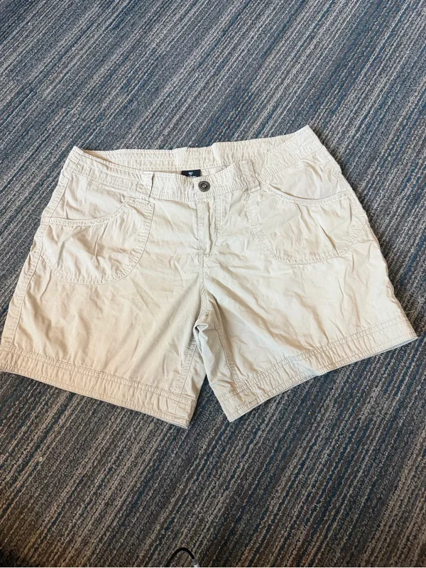 KÜHL Women’s Shorts Size 10 Beige 7” Inseam Utility Outdoor - Image 2