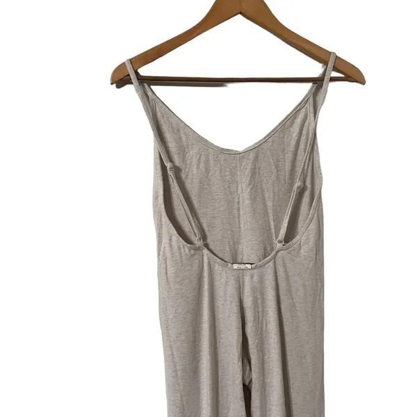 HOUSE OF CB Zahara Milk Marl Summer Lounge Beige Oatmeal Onesie Jumpsuit - Image 10