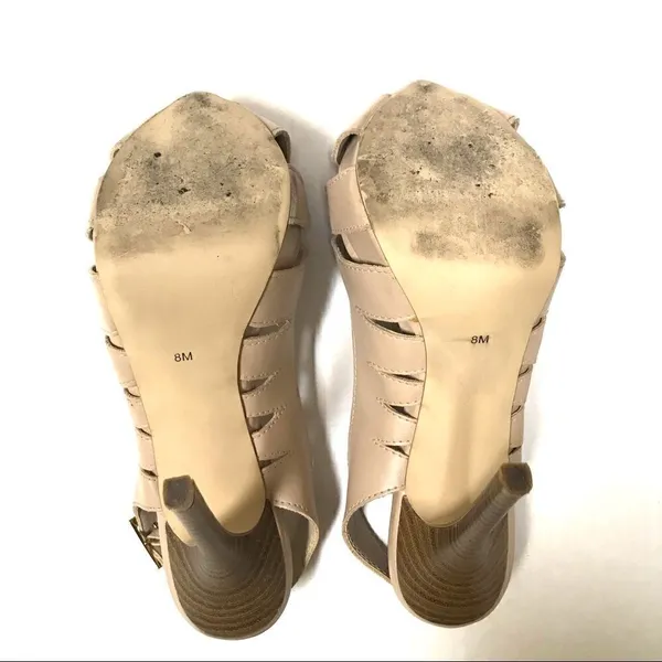 Shoe Dazzle Consuelo nude platform heels 8‎ - Image 5