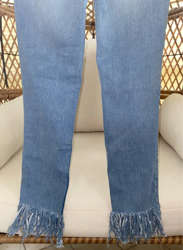 Free People We The Free Great Heights Frayed Skinny Jeans Size 26 - Image 9