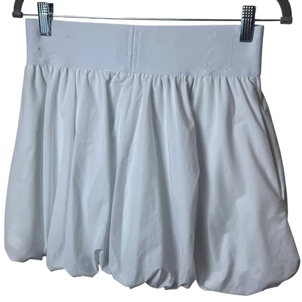 Eugenia Kim Serena Tennis Skirt Skort White Bubble Pickleball Athletic‎ M - Image 8