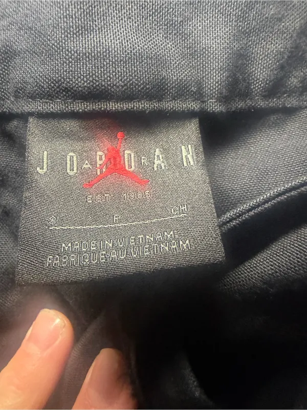 Jordan Essentials Chicago Pants High Rise Cargo Utility Black Small - Image 5