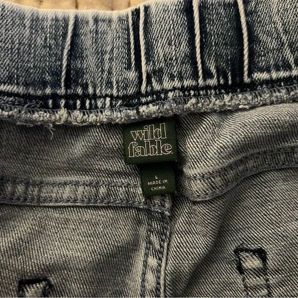 Wild Fable Acid Wash Denim Joggers - Image 3