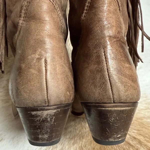 “Laredo” Burning Man‎ Cowboy Boots Vintage Size 7 B39 - Image 12