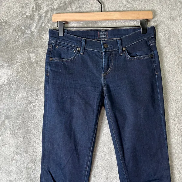 Citizens of‎ Humanity Low Rise Slim Bootcut Jeans Dark Wash 25 X 34” Y2K Baddie - Image 3