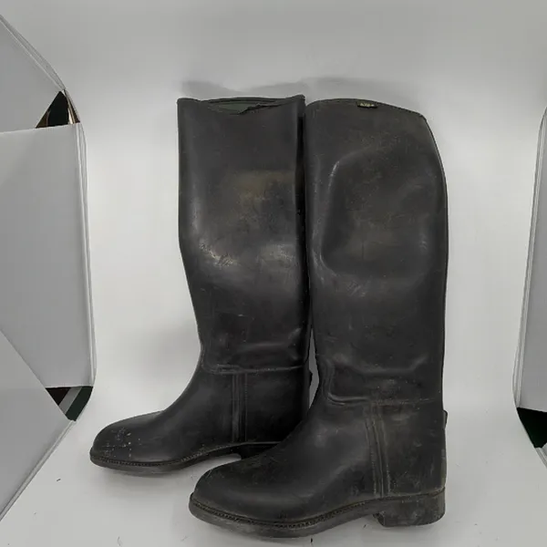Aigle Ecuyer Black Rubber EU 38 Boot Size 5 - Image 4