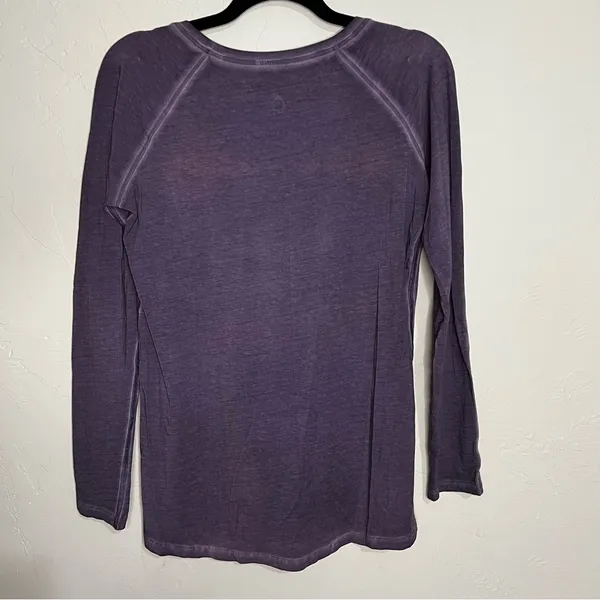 lululemon athletica Washed‎ Purple Burnout Long Sleeve Athleisure Top - Image 9