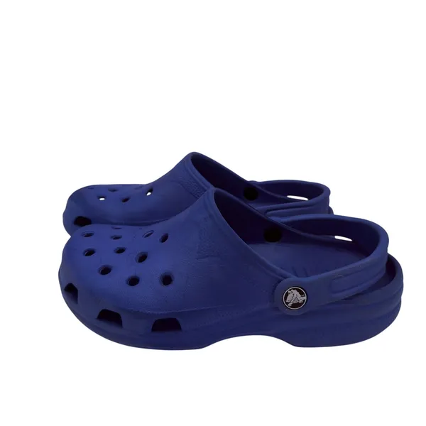 Crocs Blue Classic Clogs Shoes Size Women's 8-9 Men's 6-7 - Image 5