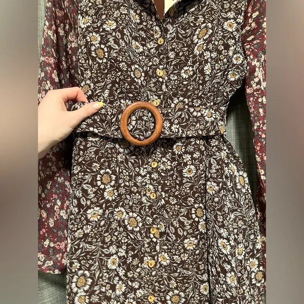 Roolee Floral Patterned Women's Dress - Image 2