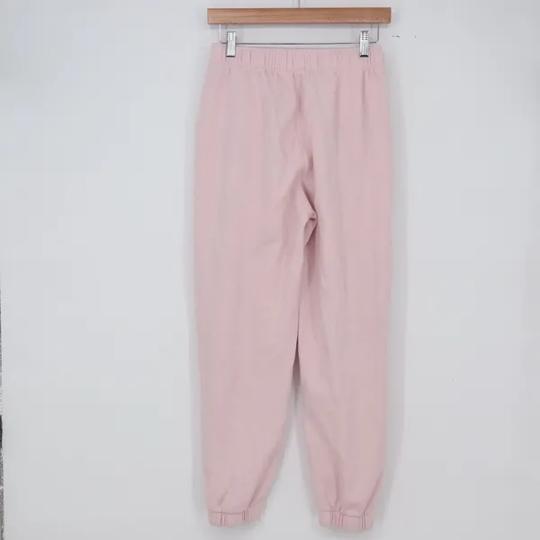 Hollister Sweatpants Womens S Fleece Joggers Light Pink Elastic Waist Excellent - Image 5