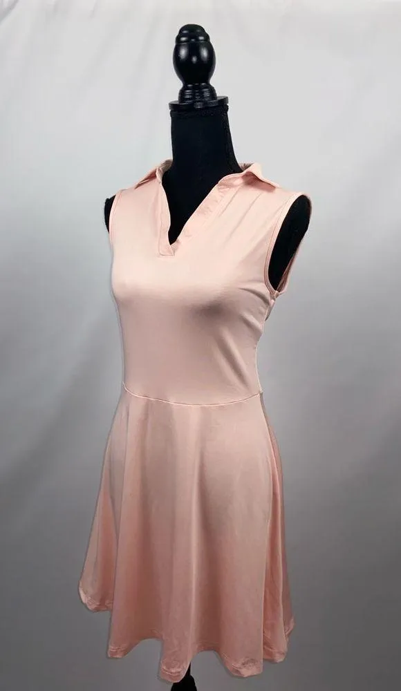 ress Tennis/Golf Sleeveless Dress V-Neck With Shorts Medium Light Pink - Image 4