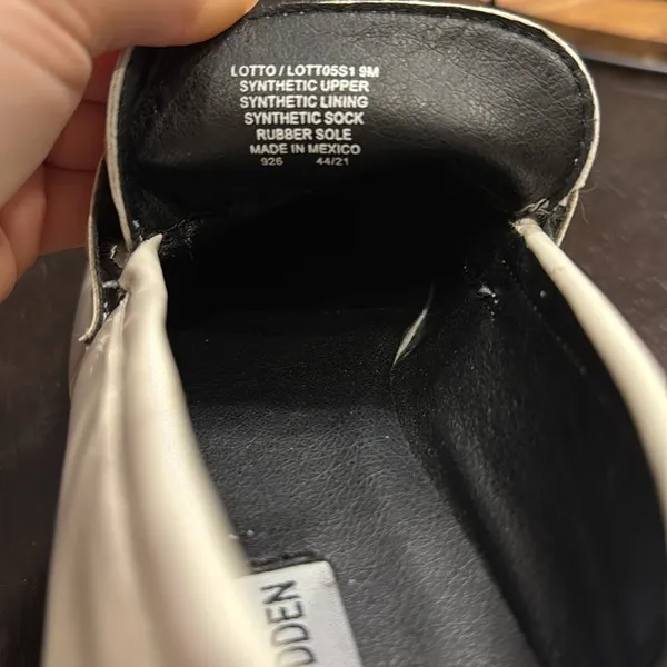 Steve Madden Lotto Lug Sole White Loafers - Image 7