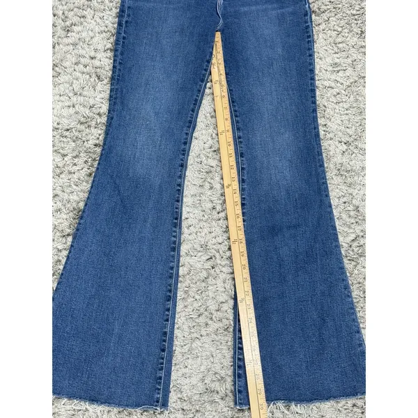 Abercrombie & Fitch The Flare Jeans Women’s Size 0/25 Blue Denim Boho High Rise - Image 9