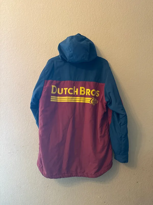 Dutch bros original Oregon windbreaker/jacket Multiple Size L - Image 2