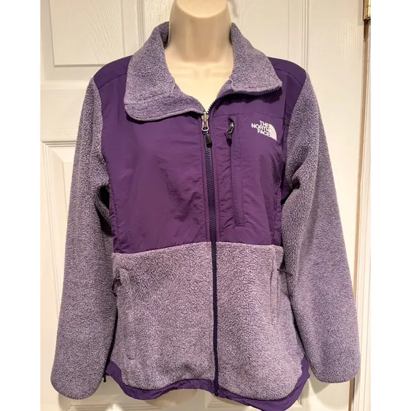 The North Face Women's Denali Fleece Jacket‎ M Purple Polartec Y2K Vintage - Image 3