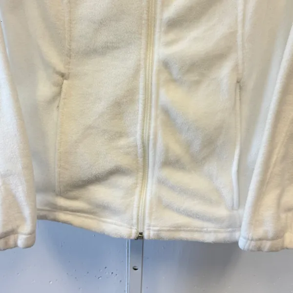 Columbia Benton Springs White Full Zip Fleece Jacket WL6439 Small Gorpcore - Image 4