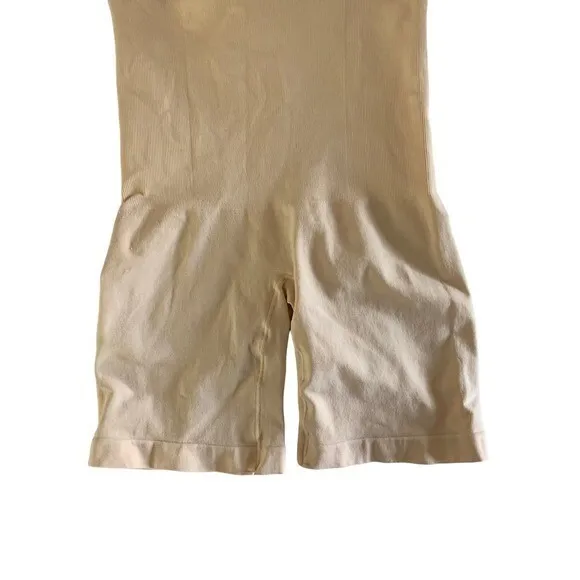 Shapewear High Waist Tummy Control Shorts Beige M L‎ Seamless Slimming Bodysuit - Image 2